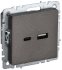 Фотография товара 'IEK BRITE Розетка USB A+C 18Вт РЮ11-1-БрТБ темная бронза BR-U22-018-K45'