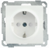 Фотография товара 'IEK Розетка РС14-1-0-Б с заземляющим контактом с защитной шторкой 16А BOLERO, ERB14-K01-16-1'