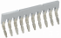 Фотография товара 'IEK Перемычка гребенчатая для КВИ-2,5/4мм2 10PIN, YZN30B-002-10P'