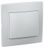 Фотография товара 'IEK Выключатель 1-клавишный проходной ВСп10-1-0-КБ 10А КВАРТА, EVK12-K01-10-DM'