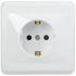 Фотография товара 'IEK РС10-3-ВБ Розетка 1 местная c з/к без защитной шторки 16А ВЕГА ERV11-K01-16-DM'