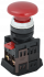 Фотография товара 'IEK Кнопка AEА-22 "Грибок" красный d22мм 1з+1р BBG30-AEA-K04'