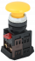 Фотография товара 'IEK Кнопка AEА-22 "Грибок" желтый d22мм 1з+1р BBG30-AEA-K05'