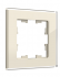 Фотография товара 'IEK BRITE Рамка 1 -местная РУ-1-2-БрВа стекло ванильный BR-M12-G-K10'