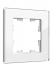 Фотография товара 'IEK BRITE Рамка 1 -местная РУ-1-2-БрБ стекло белый BR-M12-G-K01'