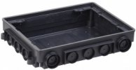 IEK Коробка напольная ONFLOOR 12 модулей, KNU-12-PA-9011