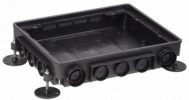 IEK Коробка напольная ONFLOOR 16 модулей, KNU-80-16-PA-9011