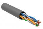 IEK Витая пара U/UTP 5E 24AWG 4PR LSZH 1м серый 100м, BC1-C5E04-121-100-R-G