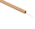 IEK ELASTA Труба гофрированная ПВХ d=25мм с зондом сосна (25м) ET-TG21-121-025-025-K34
