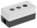 IEK BKP10-3-K01-R Корпус КП103-Р для кнопок 3 места