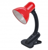 IEK LIGHTING Светильник настольный 1001 на прищепке Е27 красный LNNL1-1001-2-VV-40-K04