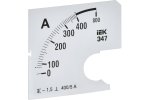 IEK IPA10D-SC-0400 Шкала смен. для амперметра Э47 400/5А-1,5 72х72мм