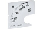 IEK IPA10D-SC-0800 Шкала смен. для амперметра Э47 800/5А-1,5 72х72мм