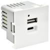 IEK PR-KK40D-RU-0-2-AC-K01 PRIMER РКЮ-25-40-П Розетка USB A+C 4,2А (2 мод.)