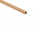 IEK ELASTA Труба гофрированная ПВХ d=20мм с зондом сосна (25м) ET-TG21-121-020-025-K34