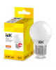 IEK Лампа светодиодная ALFA G45 шар 6Вт 230В 3000К E27 LLA-G45-6-230-30-E27