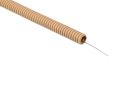 IEK ELASTA Труба гофрированная ПВХ d=16мм с зондом сосна (25м) ET-TG21-121-016-025-K34