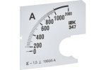 IEK IPA10D-SC-1000 Шкала смен. для амперметра Э47 1000/5А-1,5 72х72мм