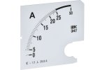 IEK IPA20D-SC-0025 Шкала смен. для амперметра Э47 25/5А-1,5 96х96мм