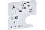 IEK IPA10D-SC-0600 Шкала смен. для амперметра Э47 600/5А-1,5 72х72мм