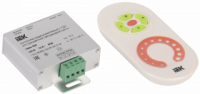 IEK Контроллер с ПДУ радио MONO 1 канал 12В 10А 120Вт, LSC1-MONO-120-RF-20-12-W