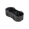IEK Коробка КМ40007 установочная 2х местная для твердых стен 141x70x45 UKT20-141-070-045