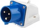 IEK Вилка 523 стац.2Р+РЕ 32А 220В IP44 PSR51-032-3