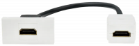 IEK PR-KK40D-RH-0-1-K01 PRIMER РКМ-10-00-П Розетка HDMI M/M (1 мод.)