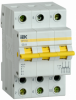IEK Выключатель-разъединитель трехпозиционный ВРТ-63 3P 50А MPR10-3-050