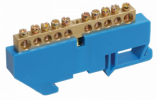 IEK Шина N "ноль" на DIN-изол ШНИ-6х9-4-Д-С YNN10-69-4D-K07