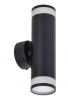 IEK LIGHTING Светильник 4009 накладной настенный под лампу 2хGU10 черный LT-UBB0-4009-GU10-2-K02
