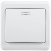IEK ВС10-1-1-ВБ Выключатель 1кл 10А с индикатором ВЕГА EVV11-K01-10-DM