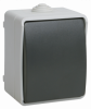 IEK ВС20-1-0-ФСр Выключатель одноклавишный для открытой установки ФОРС IP54 EVS10-K03-10-54-DC