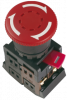 IEK Кнопка AE-22 "Грибок" с фикс.красн.d22мм 240В 1з+1р BBG10-AE-K04