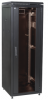 IEK Шкаф сетевой 19 LINEA N 28U 600х800 мм стеклянная передняя дверь, задняя металлическая черный
