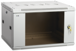 IEK Шкаф LINEA W 6U 600x450 мм дверь стекло, RAL7035