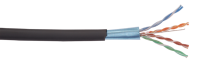 IEK Кабель в. п. F/UTP кат. 5E 4x2х24AWG solid LSZH 305м чер.