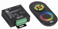 IEK Контроллер с ПДУ радио RGB 3 канала 12В 4А 144Вт, LSC1-RGB-144-RF-20-12-B
