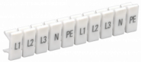 IEK Маркеры для КПИ-1,5мм2 с символами "L1, L2, L3, N, PE", YZN11M-001-K00-A
